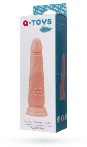 Toyfa A-TOYS, Realistic Dildo, TPE, Minkštimas, 16,8 cm
