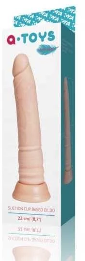 Toyfa A-TOYS, Realistinis dildo, TPE, minkštas, 18 cm