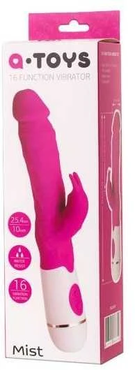 Toyfa A-TOYS, Vibrator Mist, Silicone, Rožinė, 25.4 cm