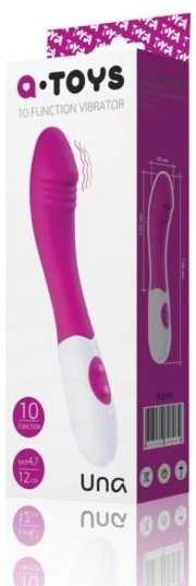Toyfa Rožinė A-TOYS, Vibrator Una, Silicone, Rožinė, 19.8 cm