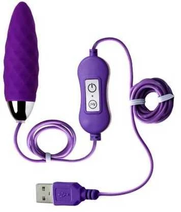 Toyfa A-TOYS, Vibro kiaušinis 'Cony', su valdymo pulteliu, silikonas, violetinė
