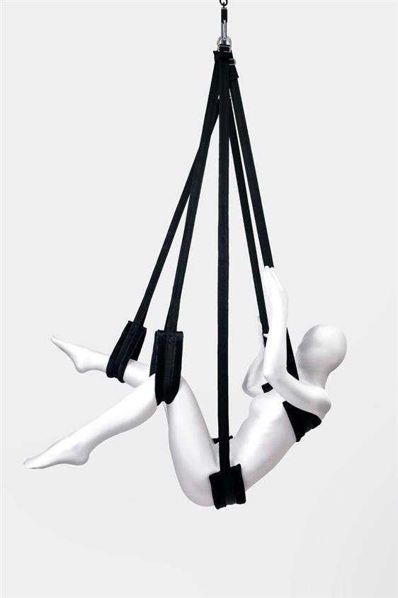 Toyfa Anonymo Sex swing, Velour, juodas