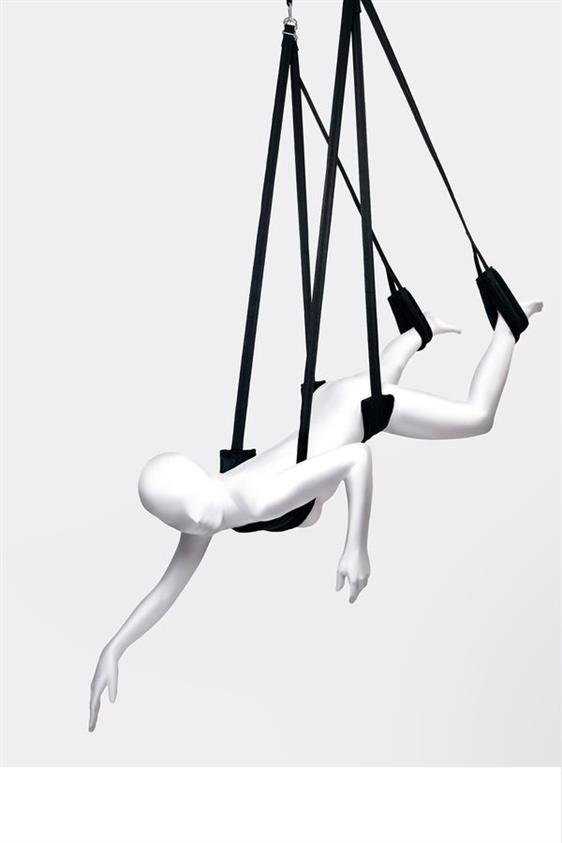 Toyfa Anonymo Sex swing, Velour, juodas