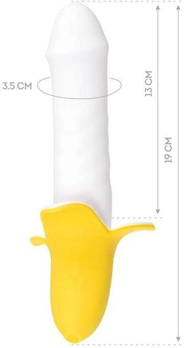 Toyfa JOS B-nana, 19 cm G taško vibratorius