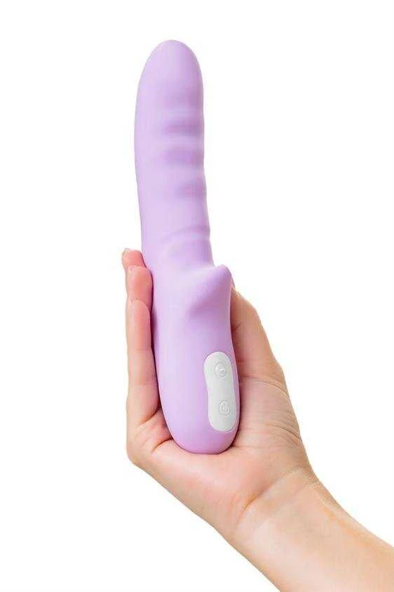 Toyfa JOS JRotator vibratorius MERRY-GOR, silikonas, violetinis, 20,7 cm