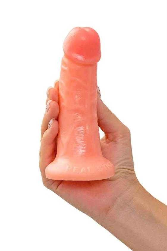 Toyfa Realistic dildo kalibras 14/3, PVC, minkštimas, ilgis 14 cm, skersmuo 3 cm