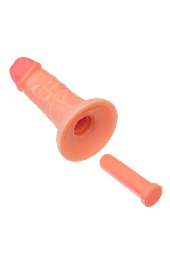 Toyfa Realistic dildo kalibras 14/4, PVC, minkštimas, ilgis 14 cm, skersmuo 4 cm