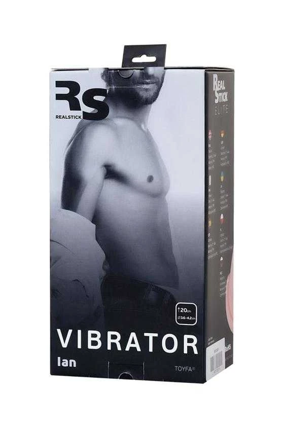 Toyfa RealStick Elite, Vibratorius ant siurbtuko, korpusas, 7 vibracijos režimai, 17 cm