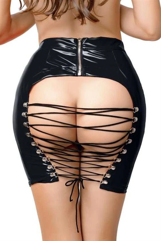 Toyfa Wetlook skirt Leanne