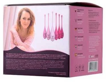 Toyfa xEROMANTICA 6 makšties kamuoliukų rinkinys K-ROSE, silikonas, rožinis