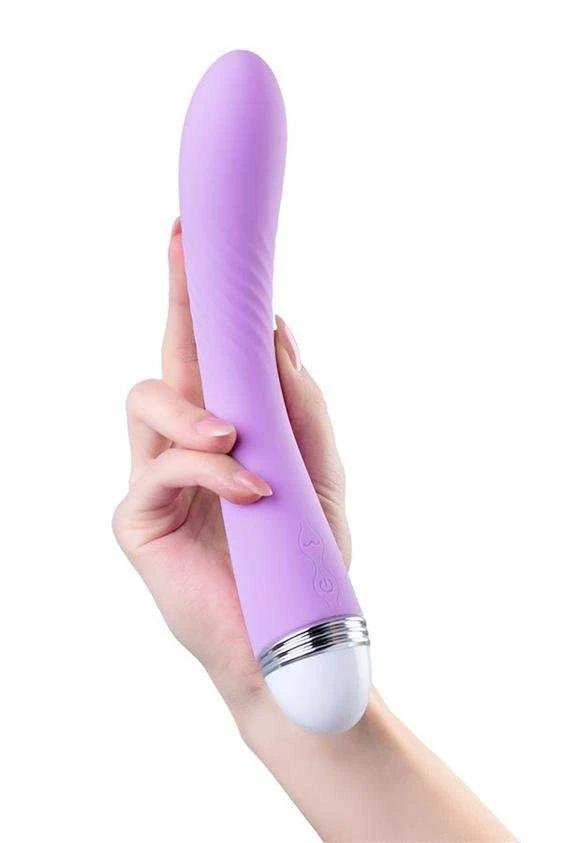 Vibrator Flovetta by Toyfa Lantana, silicone, violetinė, 22 cm