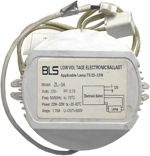 Etovis Baltas transformatorius A-252 dušo kabinos lempai (190216)
