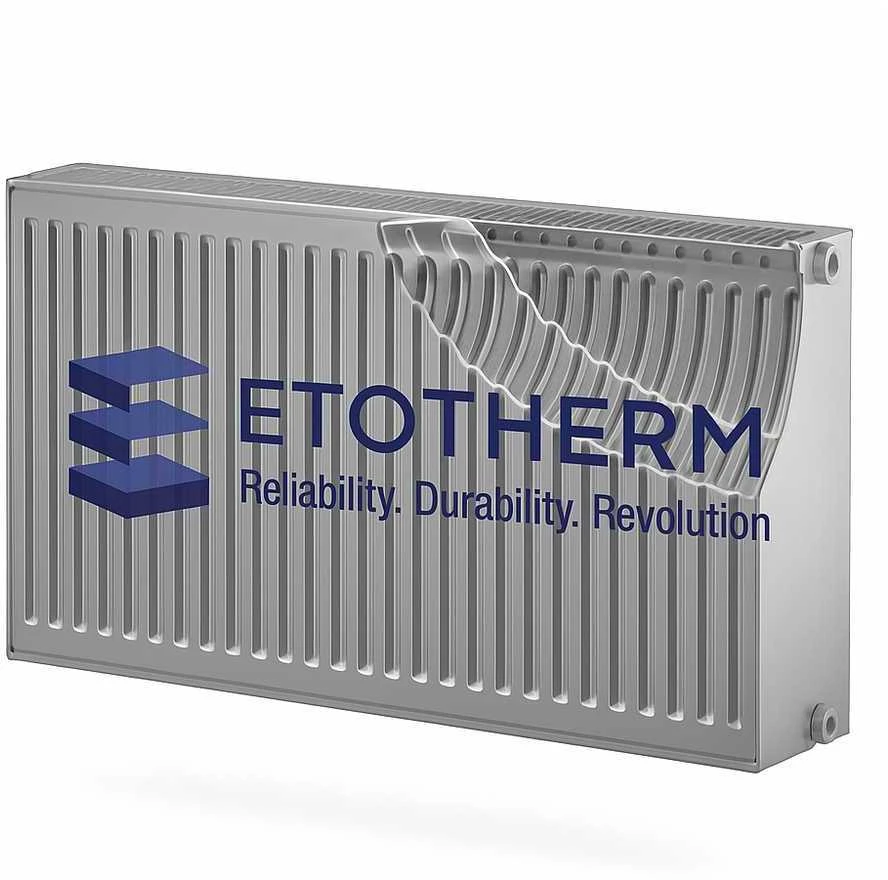 ETOTHERM plieno radiatorius T33xH600xL800 K šoninio pajungimo (360115)