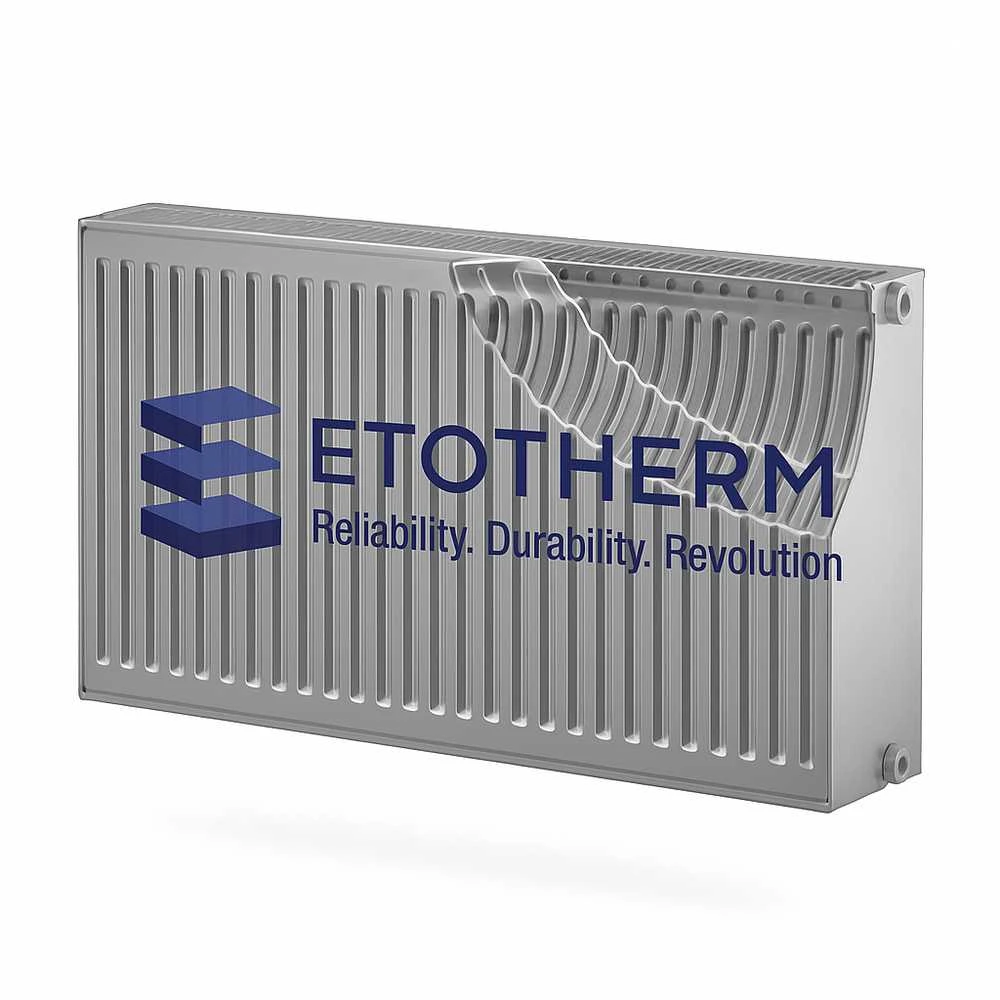 ETOTHERM plieno radiatorius T33xH600xL800 K šoninio pajungimo (360115)