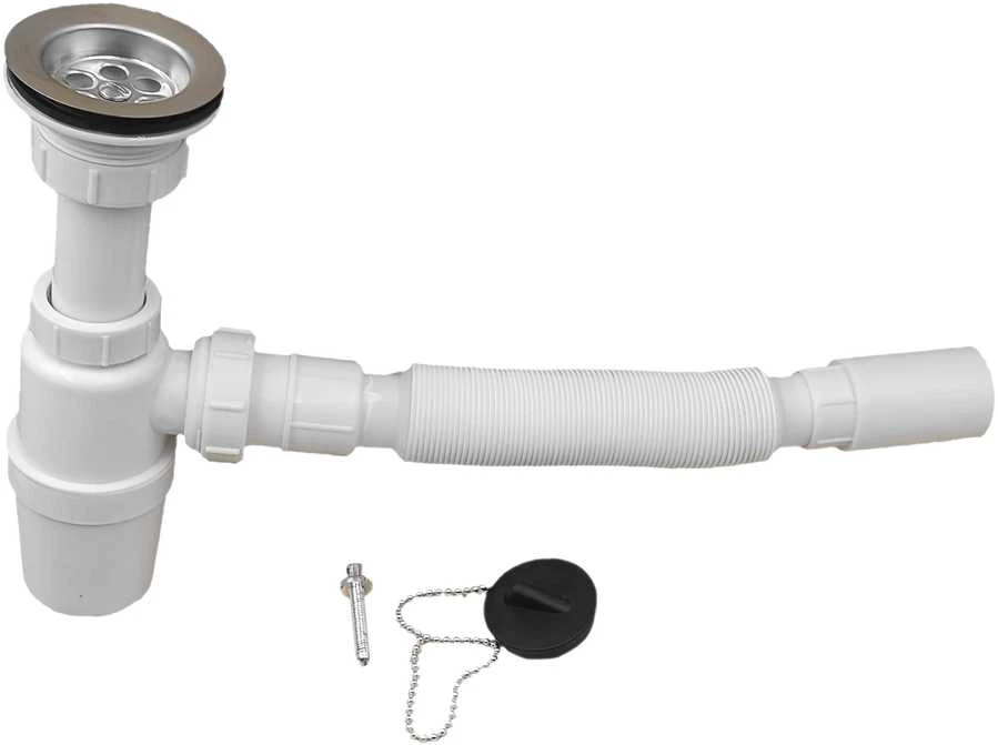 Etovis Praustuvo plastikinis sifonas su lanksčia žarna, 40 mm (150076)