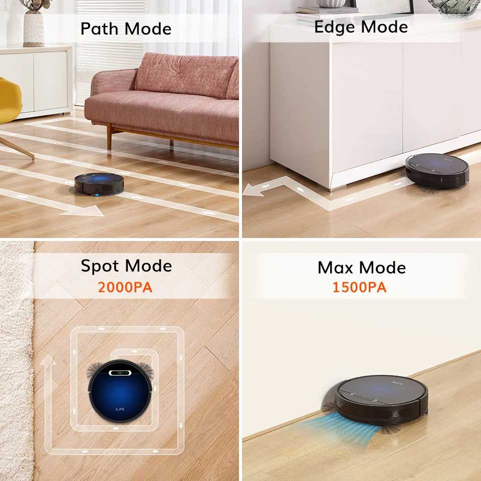 Robotas siurblys ILIFE B5 MAX, modelis B5 MAX, žema kaina Varle.lt