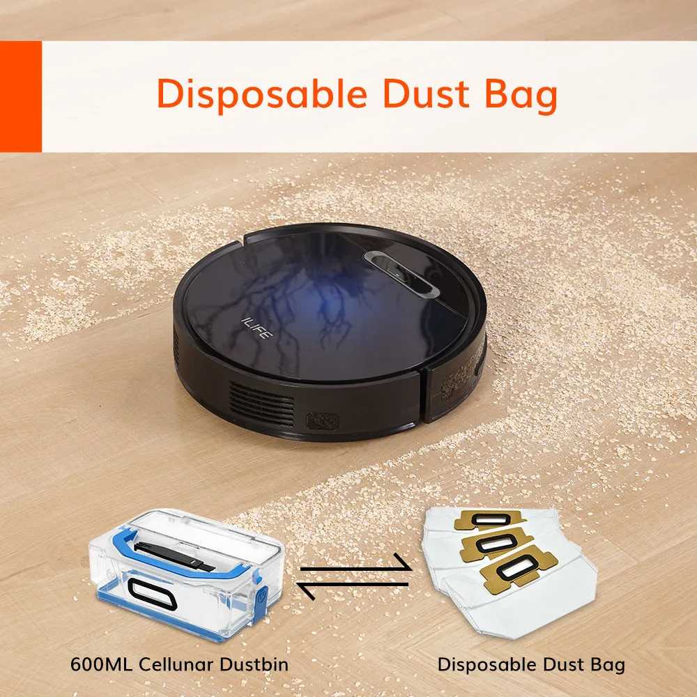 Robotas siurblys ILIFE B5 MAX, modelis B5 MAX, žema kaina Varle.lt