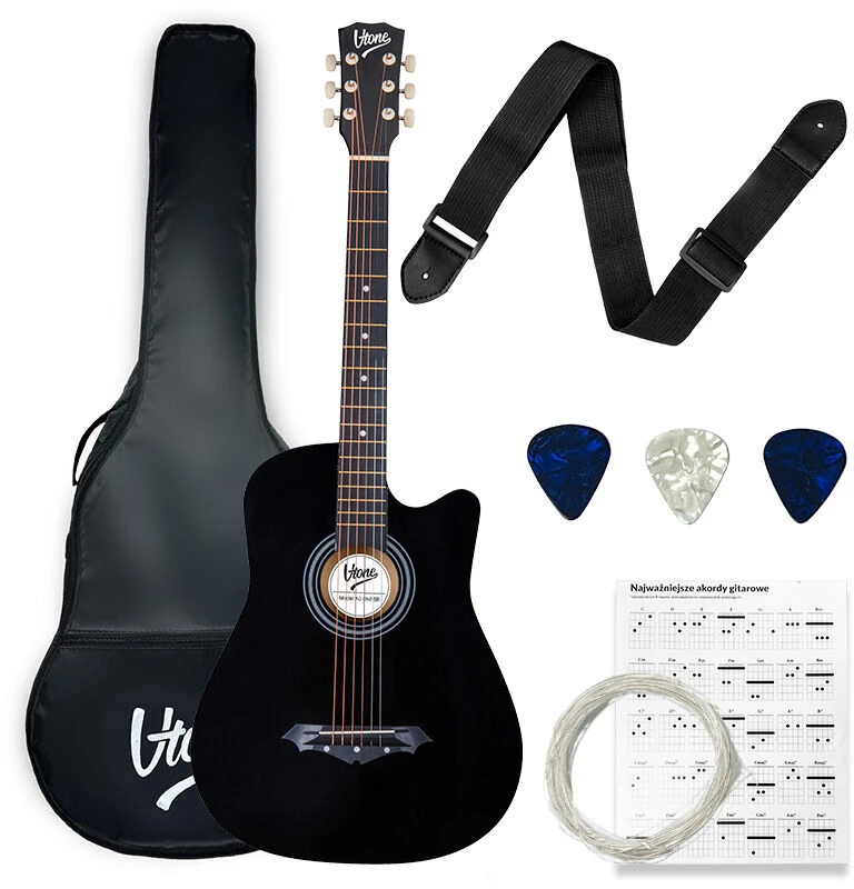 Akustinė gitara V-TONE AG ONE BK