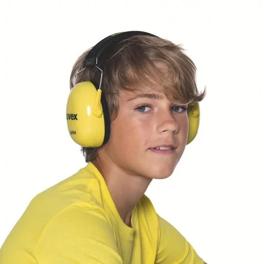 Apsauginės ausinės vaikams Uvex K Junior (geltona)
