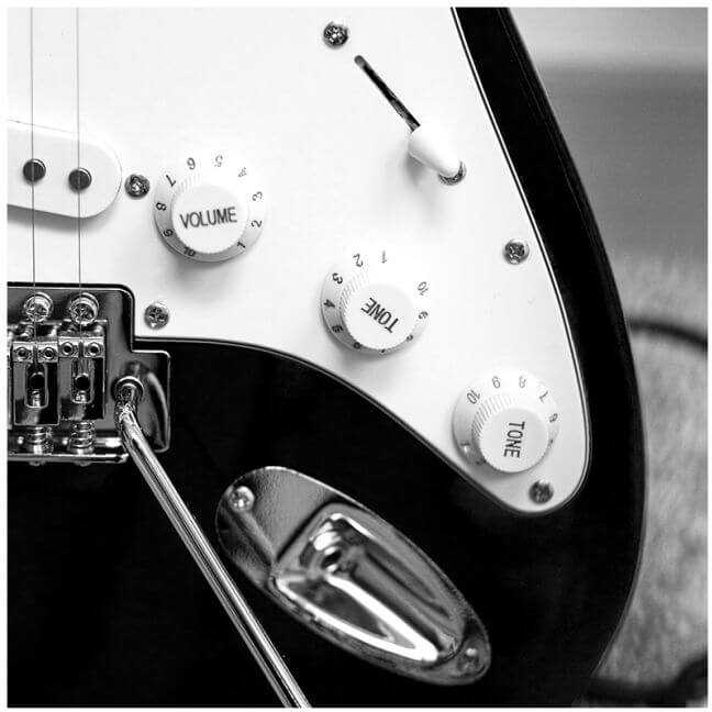 Elektrinės gitaros komplektas NN EG SET-BL