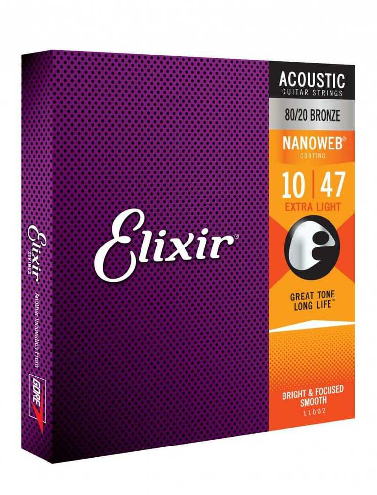 Elixir Eliksyras 11002 Nanoweb 80/20 Bronze 10-47