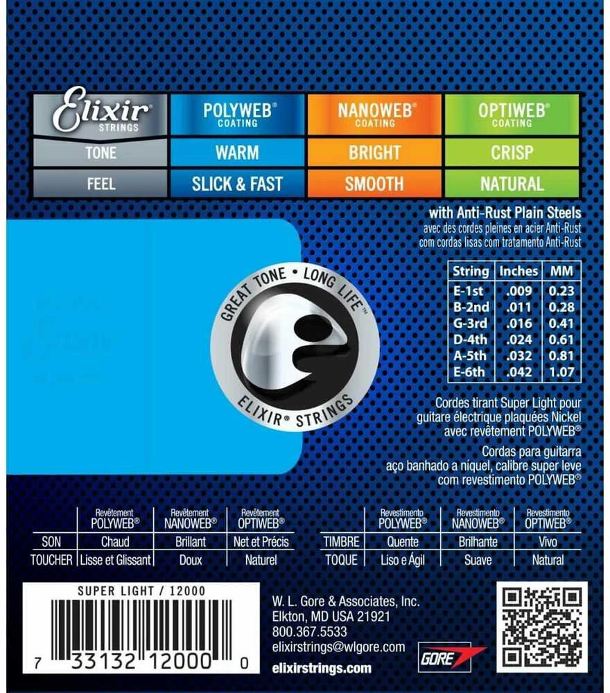 Elixir Eliksyras 12000 Polyweb Super Light 9-42