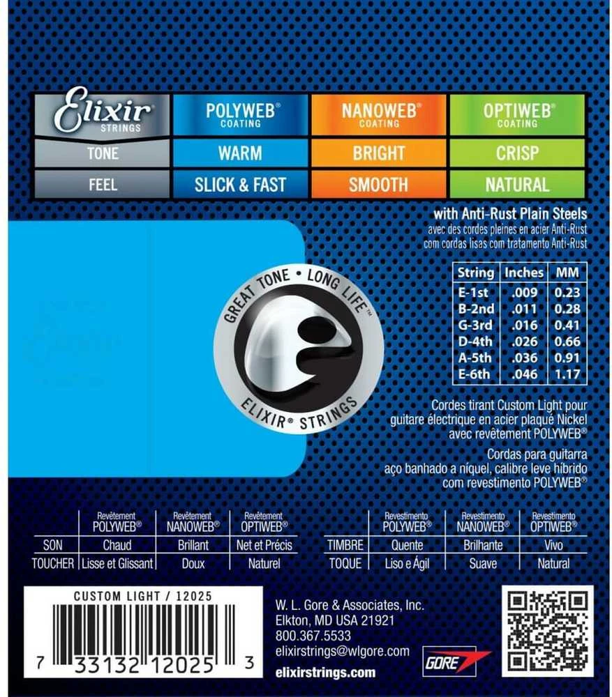 Elixir Eliksyras 12025 Polyweb Custom Light 9-46