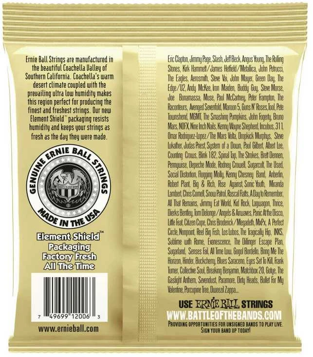 Ernie Ball Earthwood P02006 10-50 80/20 Bronze