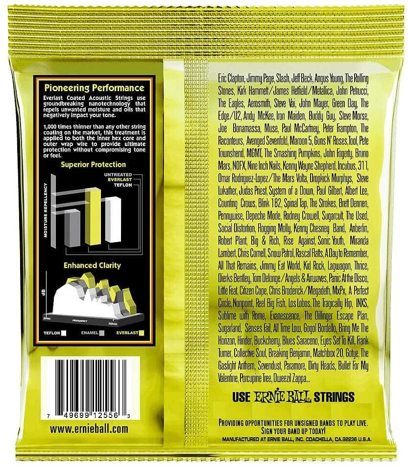 Ernie Ball Everlast P02556 Coated 80/20 Bronze 12-54