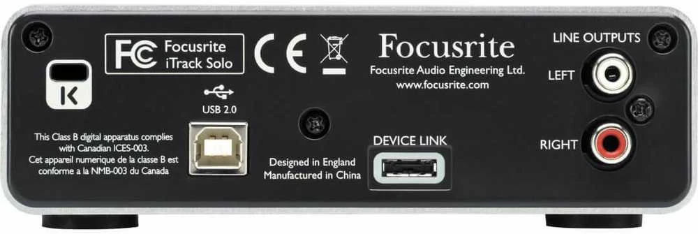 Focusrite iTrack Solo Lightning