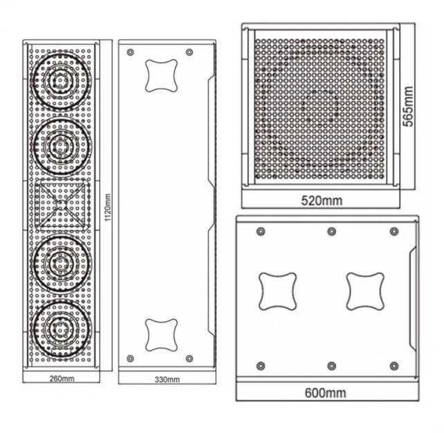 Garso sistemos komplektas DNA RLX-3300 6600W