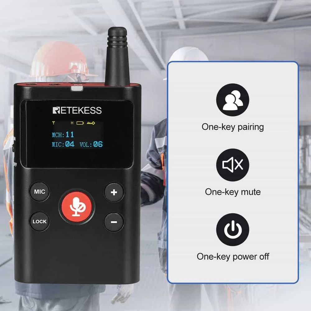 Gido sistemos komplektas Retekess TT126R