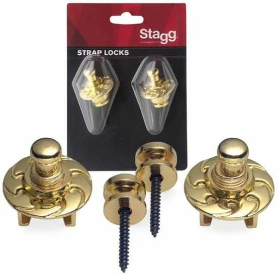 Gitaros diržo užraktas Stagg SSL1 GD