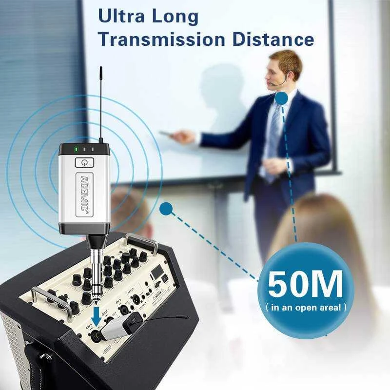 Ausinės mikrofonas Acemic Q2/H1