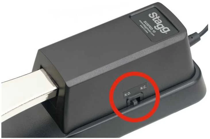 Išlaikymo (sustain) pedalas sintezatoriui Stagg SUSPED 10