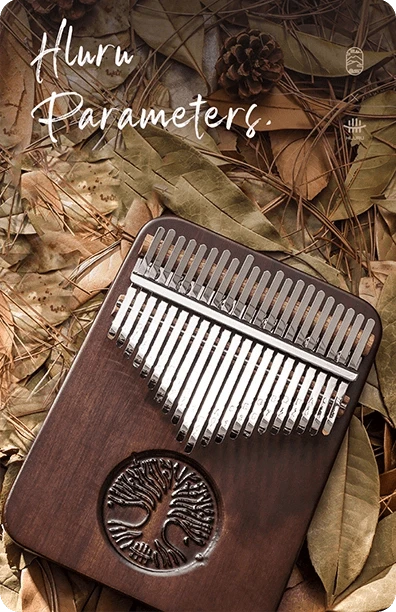 Kalimba Hluru KYT21-Walnut