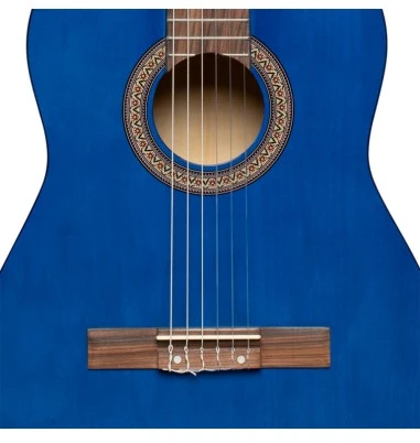 Klasikinė gitara Stagg SCL50-Mėlynas (4/4)