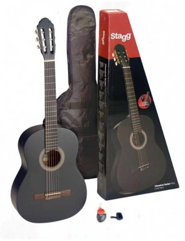 Klasikinės gitaros komplektas Stagg C440 M BLK PACK