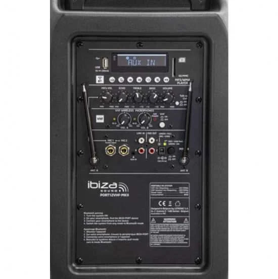 Nešiojama kolonėlė Ibiza PORT15VHF-MKII (400W)