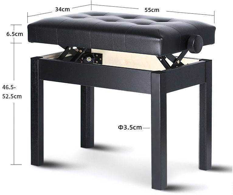 Pianino kėdė KALINE BA-212-BR