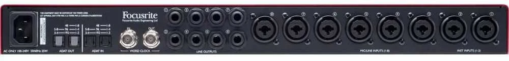Priešstiprintuvas Focusrite Scarlett Octopre Dynamic
