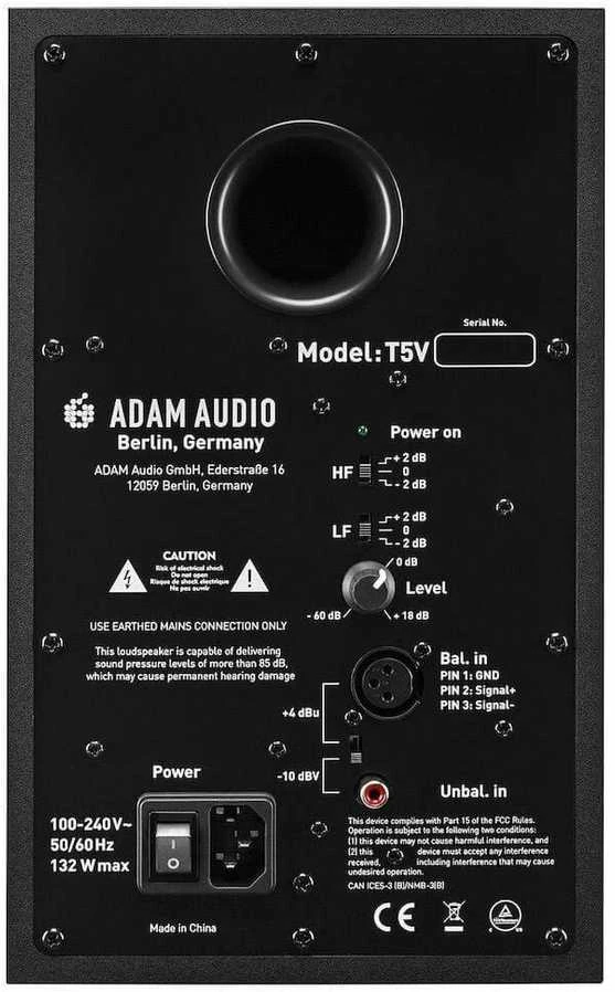 Studijinės kolonėlės Adam Audio T5V