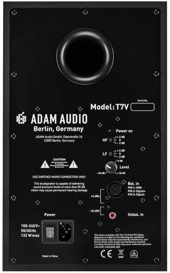 Studijinės kolonėlės Adam Audio T7V