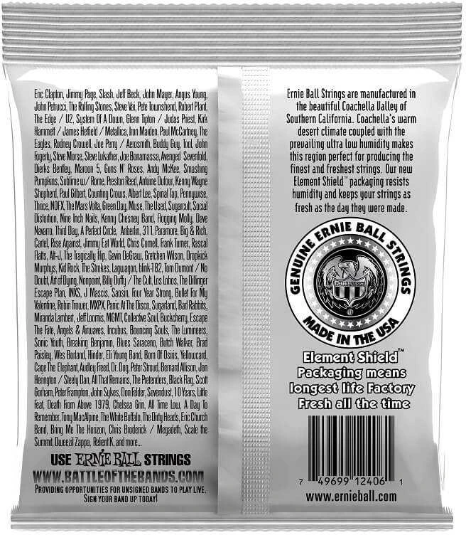 Stygos klasikinei gitarai Ernie Ball Ernesto Palla Juodas & Sidabrinis P02406