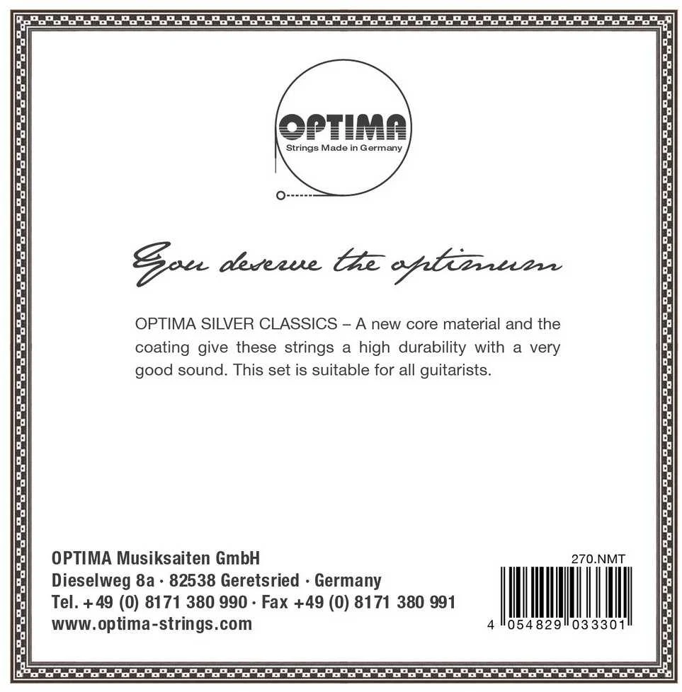 Stygos klasikinei gitarai Optima 270 NMT 4/4