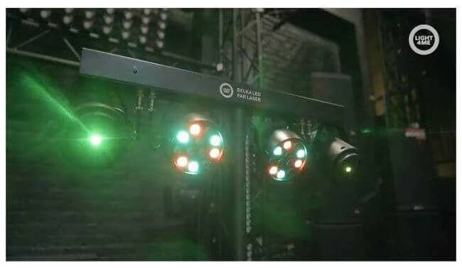 Šviesos efektų komplektas LIGHT4ME T-BAR PAR LASER