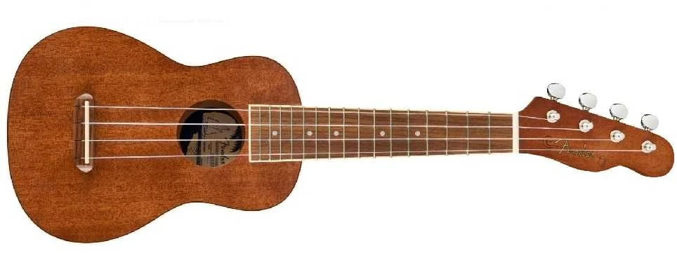 Ukulelės rinkinys Fender Seaside Soprano Uke Pack NAT WN