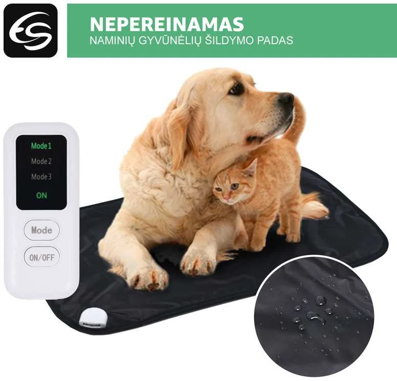 Ecosapiens Šildymo kilimėlis Mimi hot, katėms ir šunims, 50-80 cm, Universalus