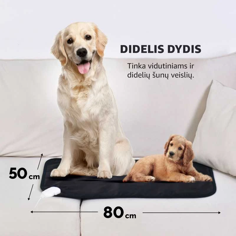 Ecosapiens Šildymo kilimėlis Mimi hot, katėms ir šunims, 50-80 cm, Universalus