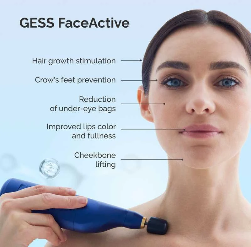 GESS Premium BMS biomechaninis veido masažuoklis – stabdo senėjimą, mažina raukšles ir stangrina odą